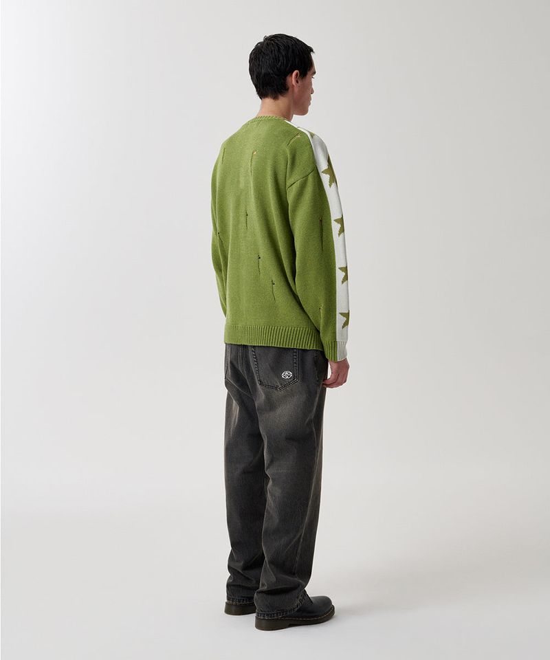 STAR CRASH KNIT CREWNECK