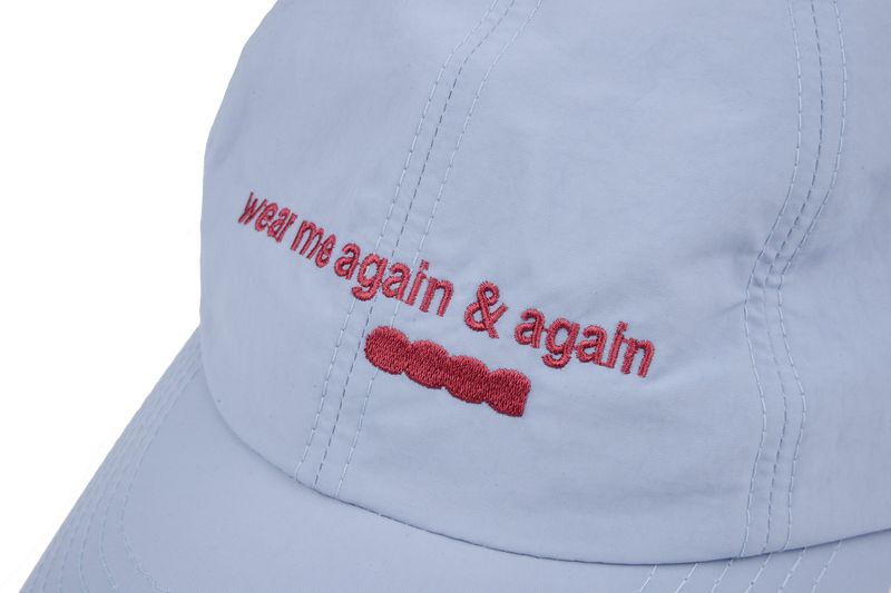 WEAR ME AGAIN & AGAIN NYLON CAP(SKY BLUE)