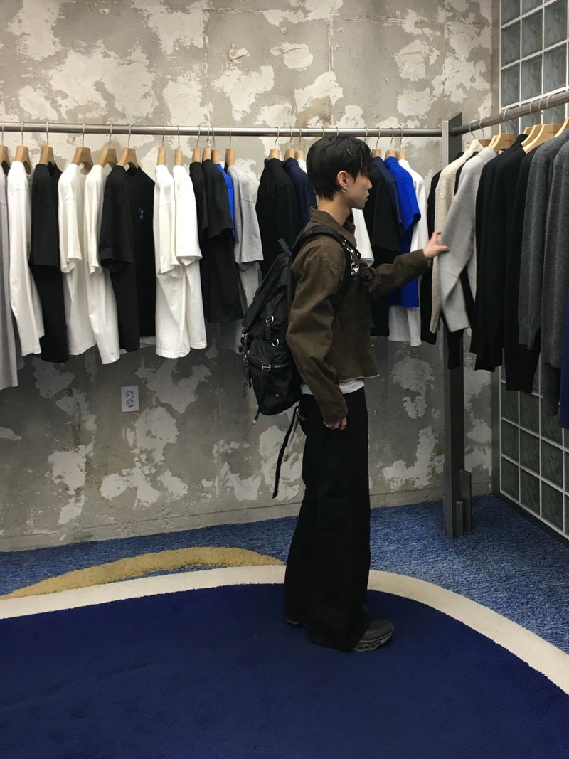Bones black embo flare denim pants