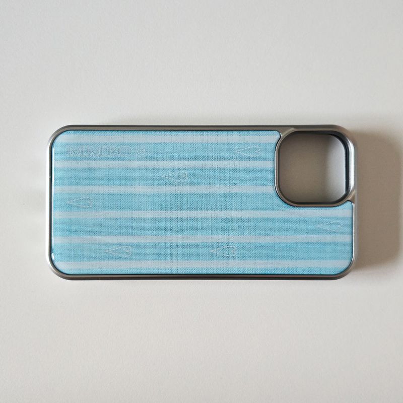 Blue Stripe Heart Phone Case (SV_Epoxy)
