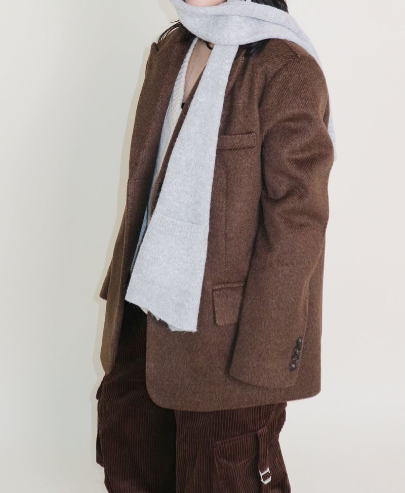 Winter Alpaca Formal Single Jacket (Wool Jacket) (Lining 2 Ounces)