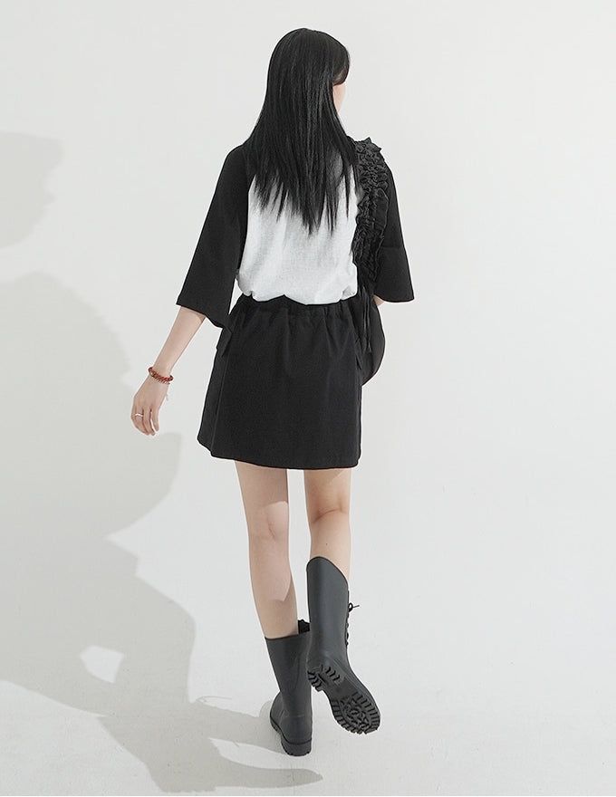 Camilla Pin Tuck Cargo Bending Skirt