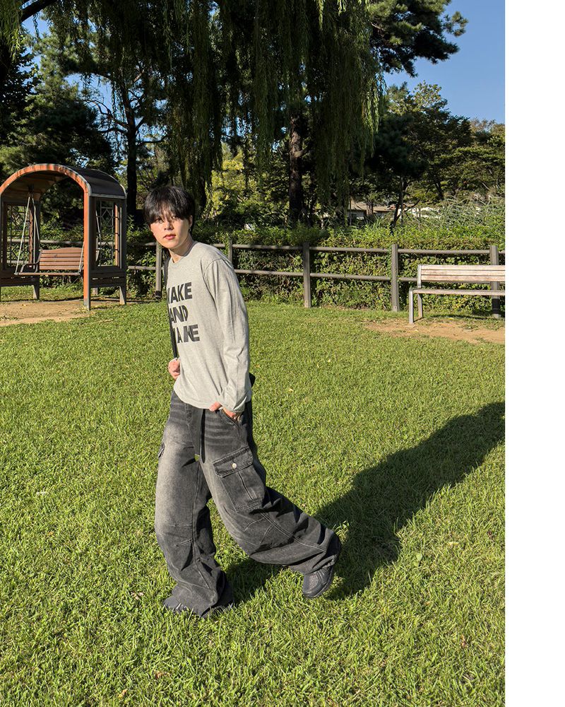 Text Regular Fit Long Sleeve