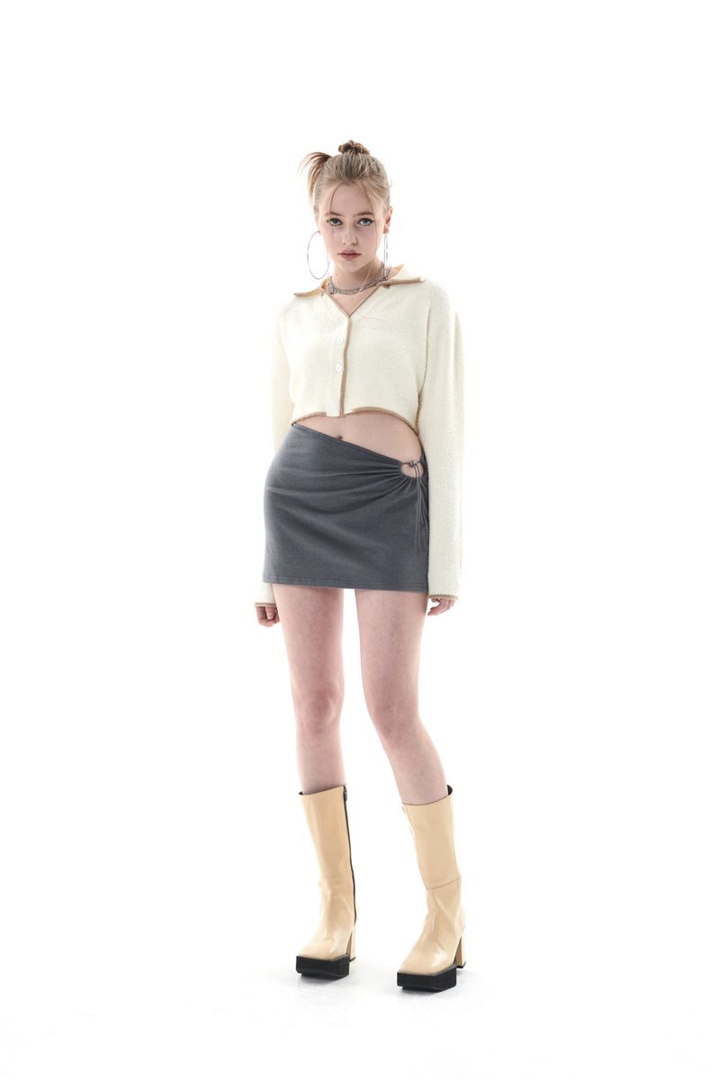 CUT OUT MINI SKIRT