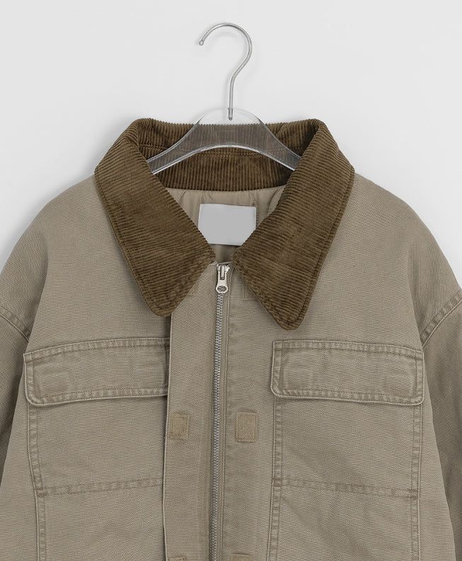 Shoji 3oz Washing Collar Quilted Jacket