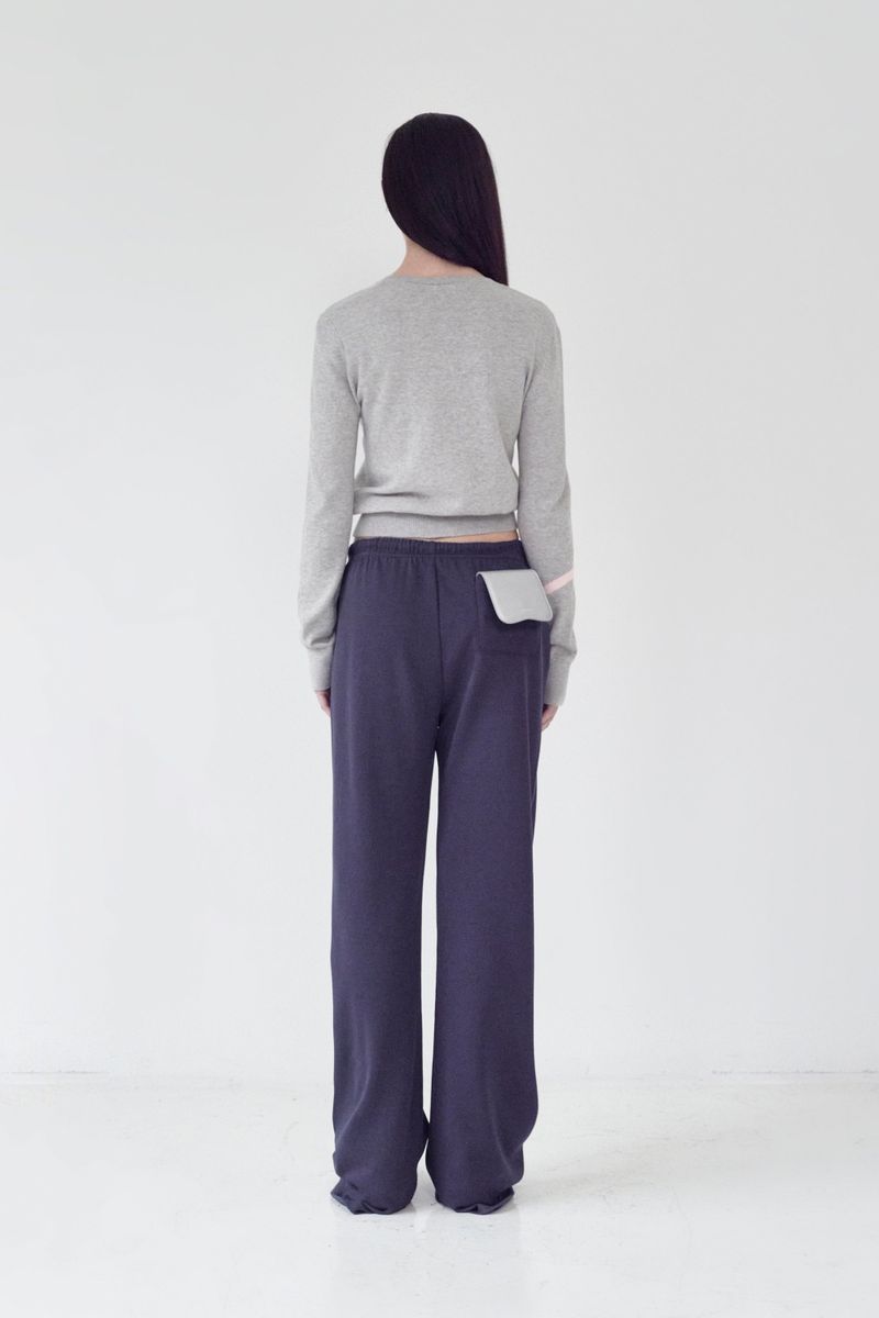 KIRSH PLAIN RIBBON CHERRY KNIT [GRAY]