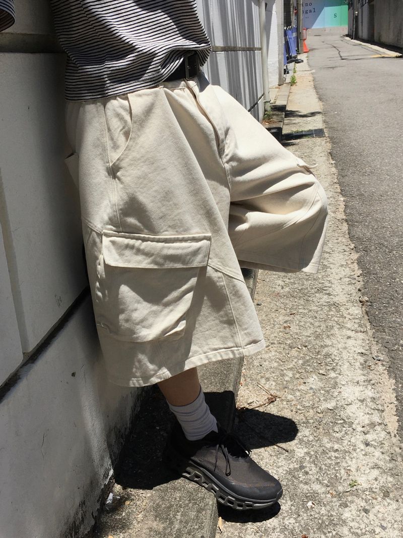 Pog Cargo Bermuda Pants 3C