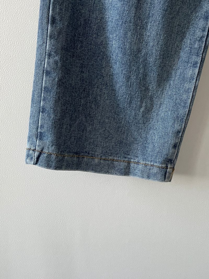 Vintage brush wide pants