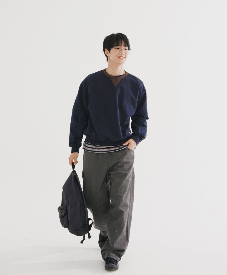26SS★ Retro Crewneck Sweatshirt