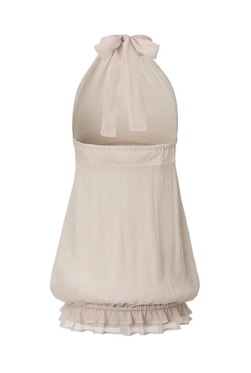 【即日発送】Sheer halter dress