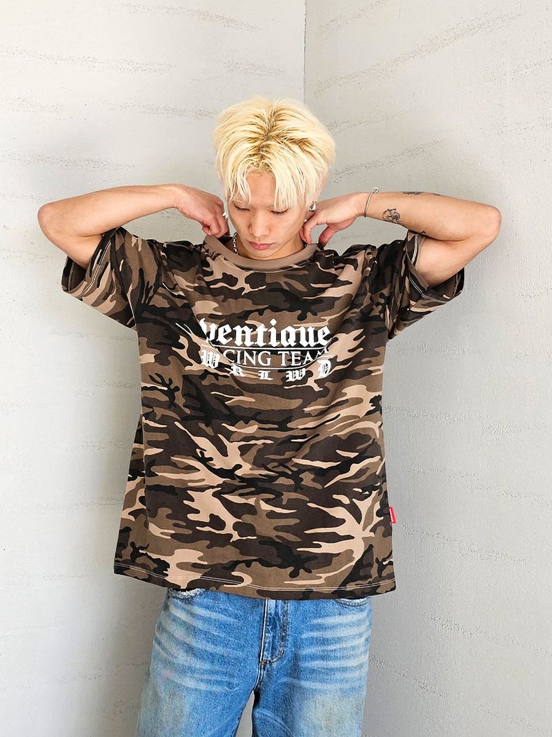 VENTIQUE Eagles team camo T-shirt 2color