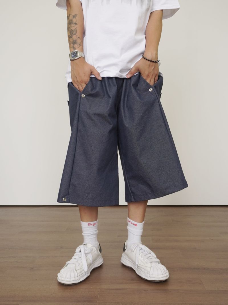 Fold Jeans 8-part Bermuda Pants 2C
