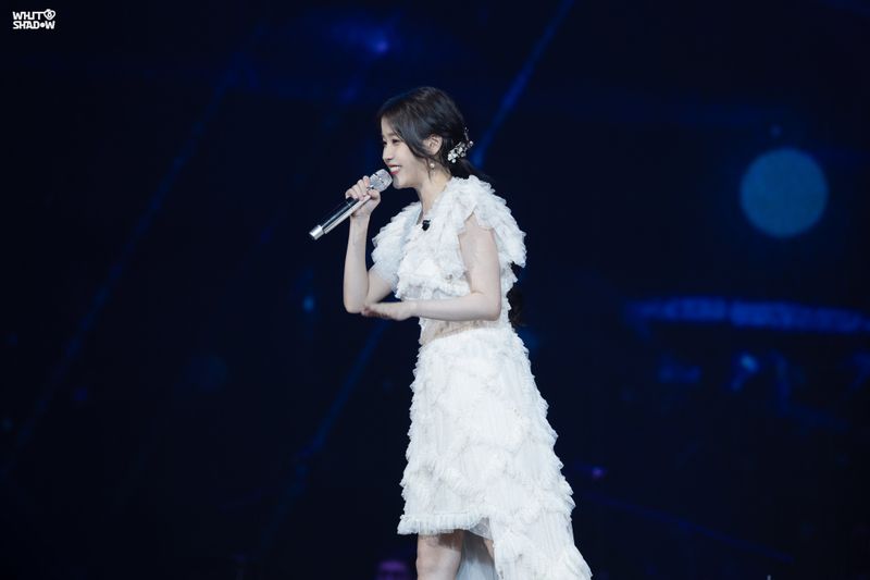 [IU Piercing] Heart Crystal and Pearl Piercing - Rosepink