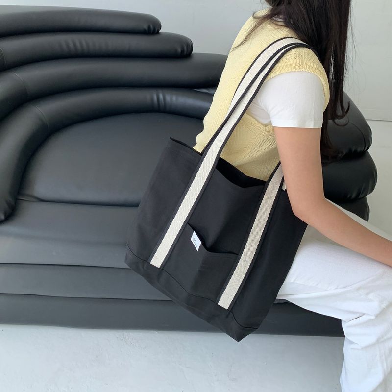 JACKOBAG（ジャックコバッグ）の「White on black tote bag（Bags）」
