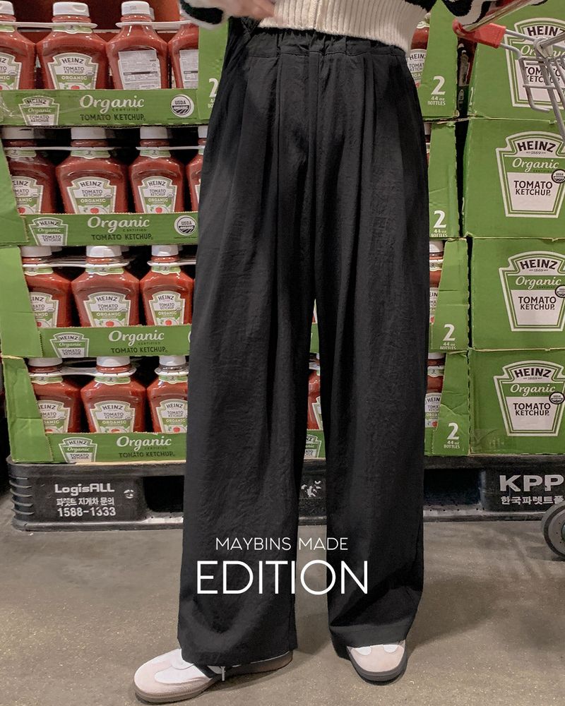 【MADE】Wide banding pants