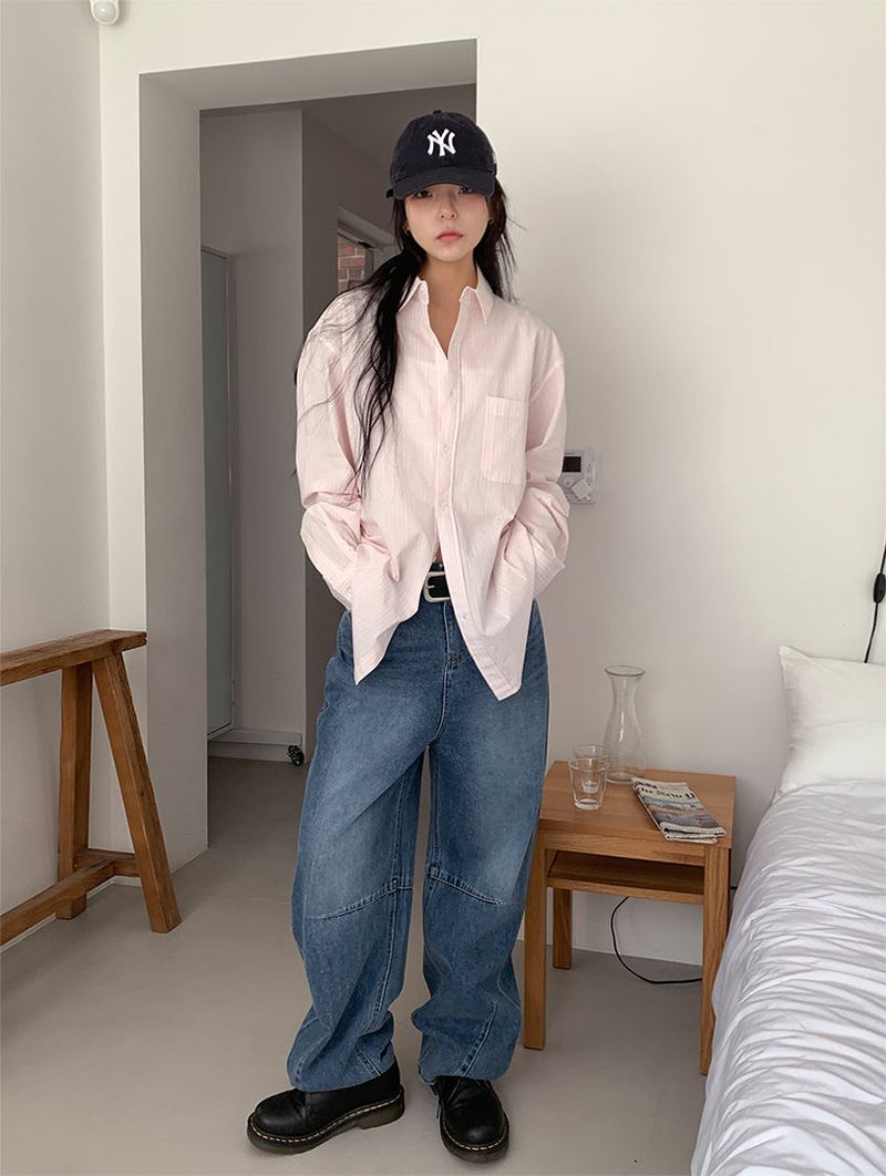 TUCK BALLOON JEANS (2C)