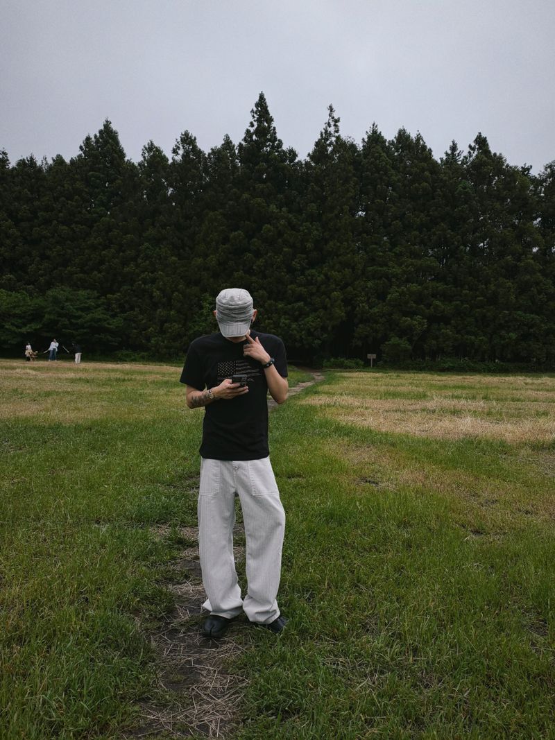 Basque-dyed Fatigue Wide Pants 3C