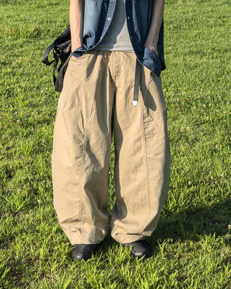 Traillin Cotton Seam One-Tuck Pants