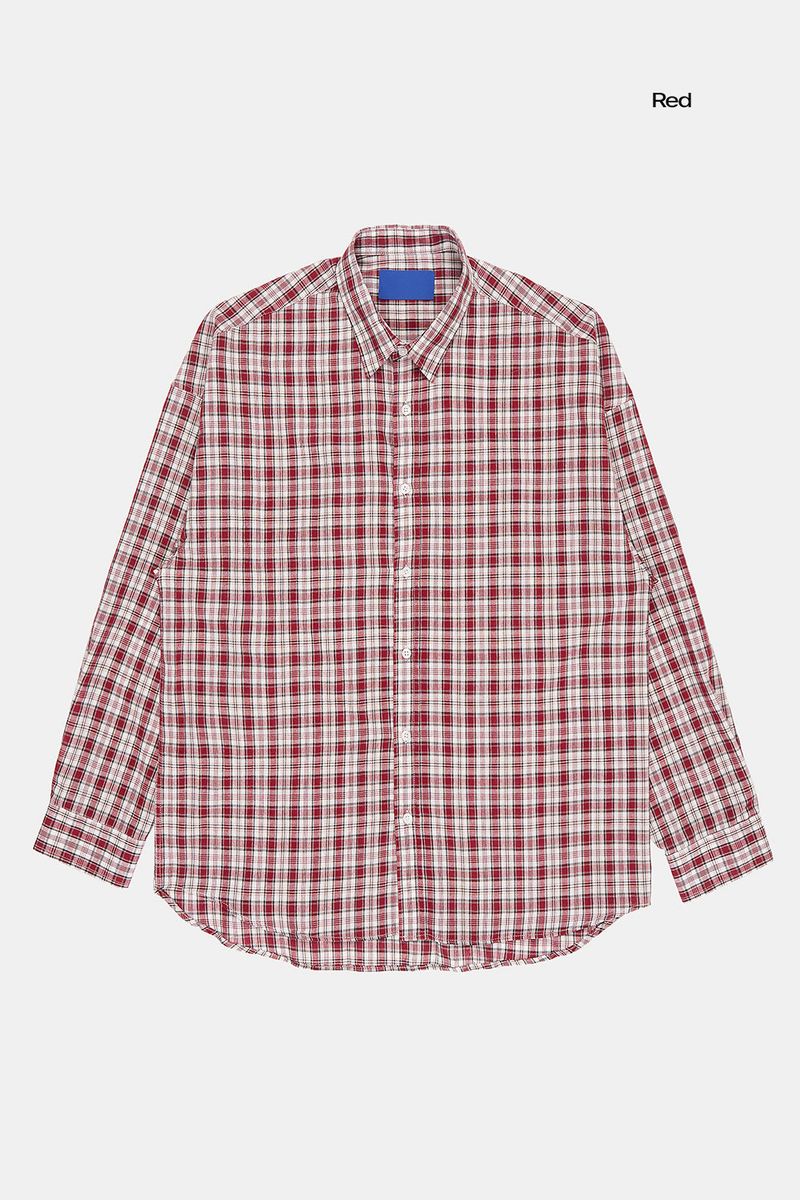 Beat over nerd check shirt