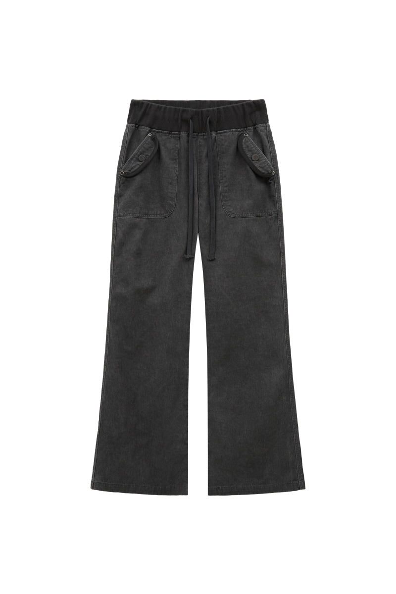 ag cotton pants (dark grey)