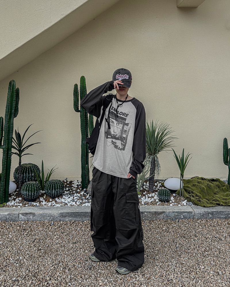 EX Raglan Long Sleeve T-shirt