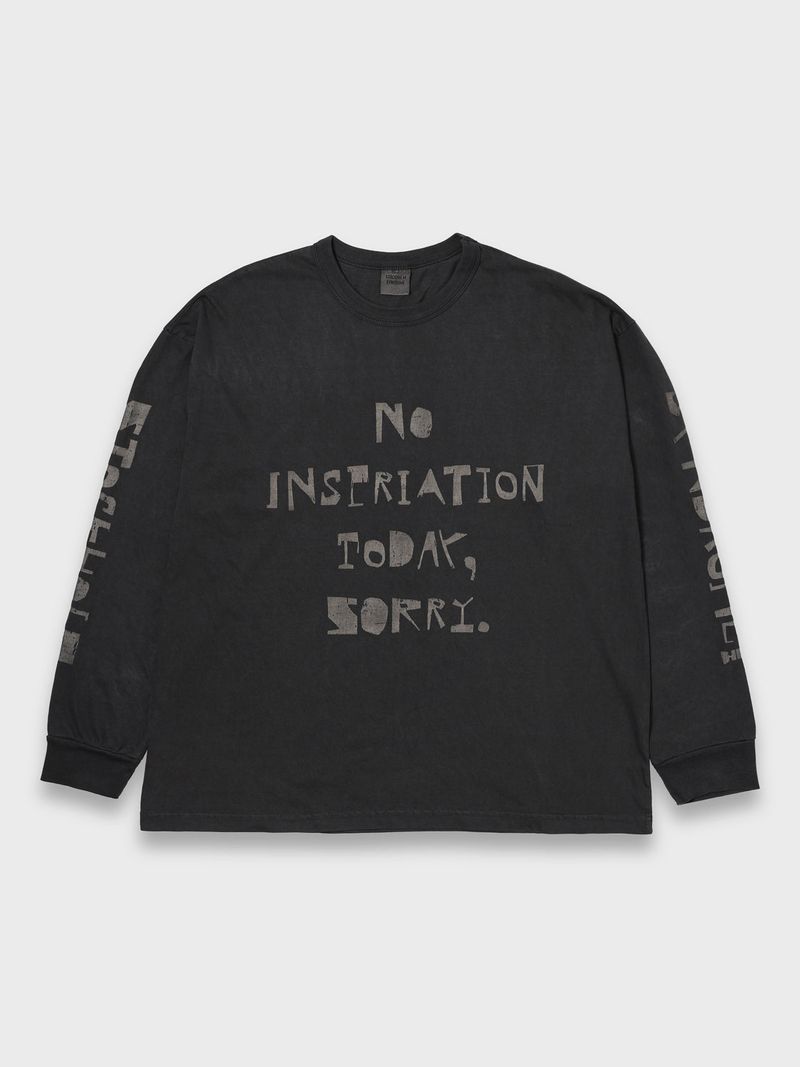 stockholm syndrome（ストックホルムシンドローム）の「SORRY LS TEE PIGMENT DYED - CHARCOAL（Tops）」