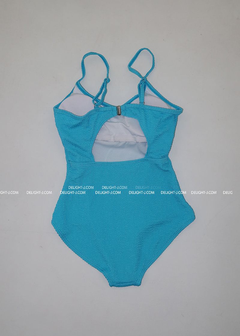V-neck monokini one-piece swimsuit