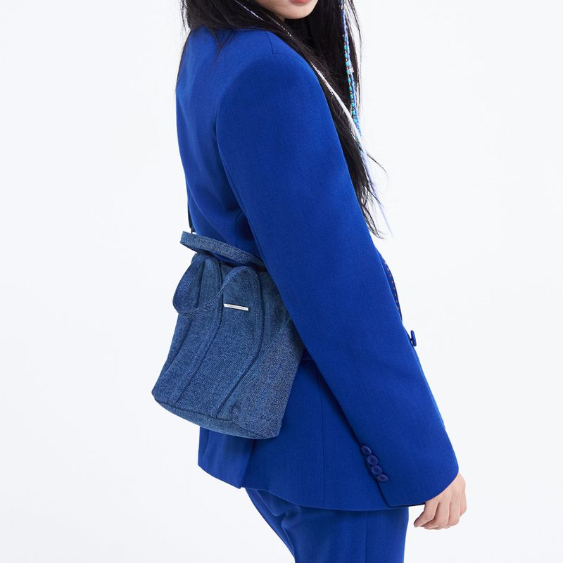 DENIM TOTE BAG MINI MI