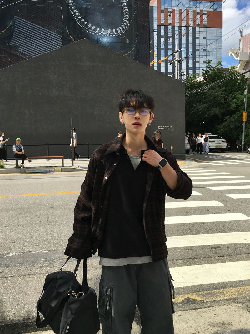 Moil Grunge Check Shirt 3C