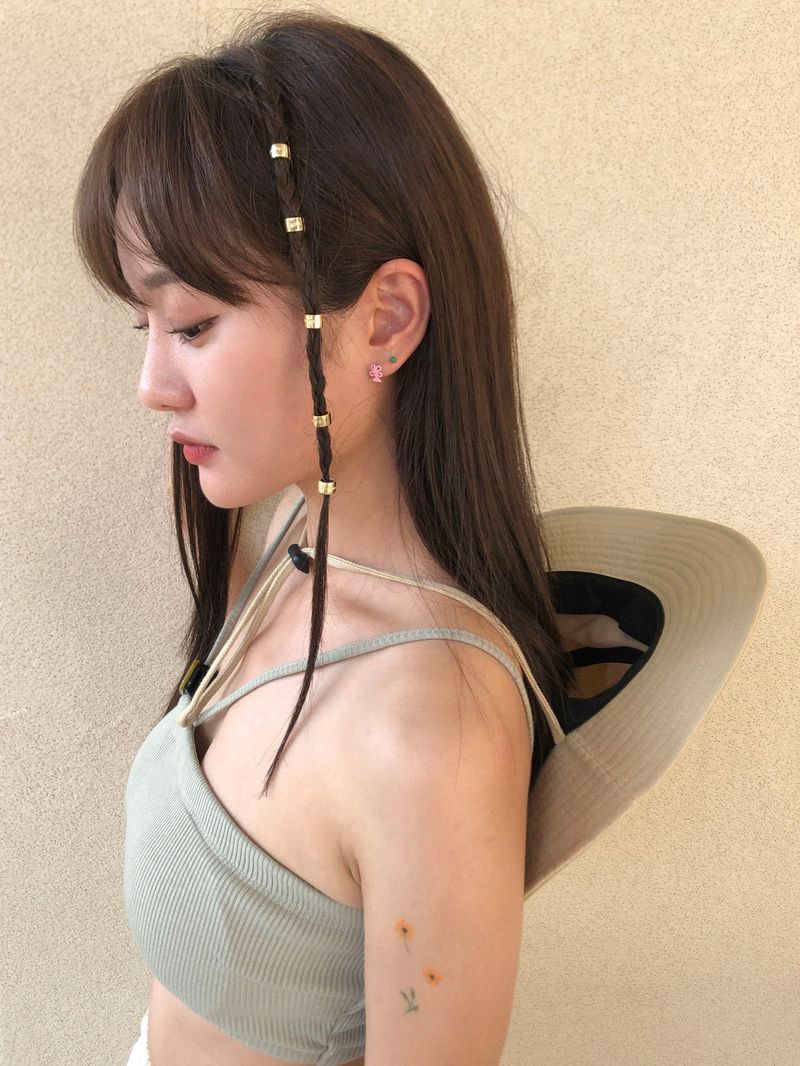 フルーツドゥードルピアス（ベビーピンク）