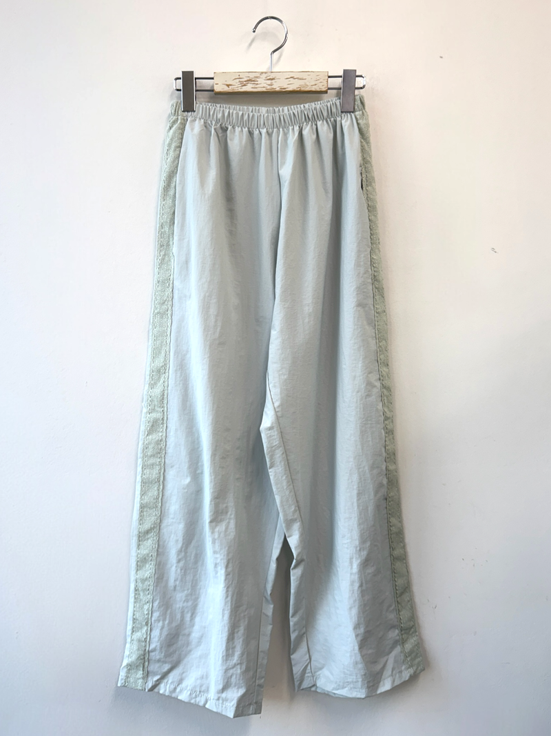 side lace nylon pants