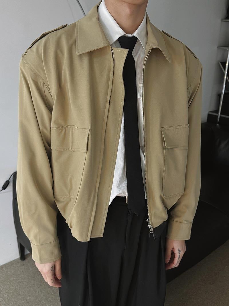 [Premium] 3 TAP Technical Epaulet Blouson (2color)
