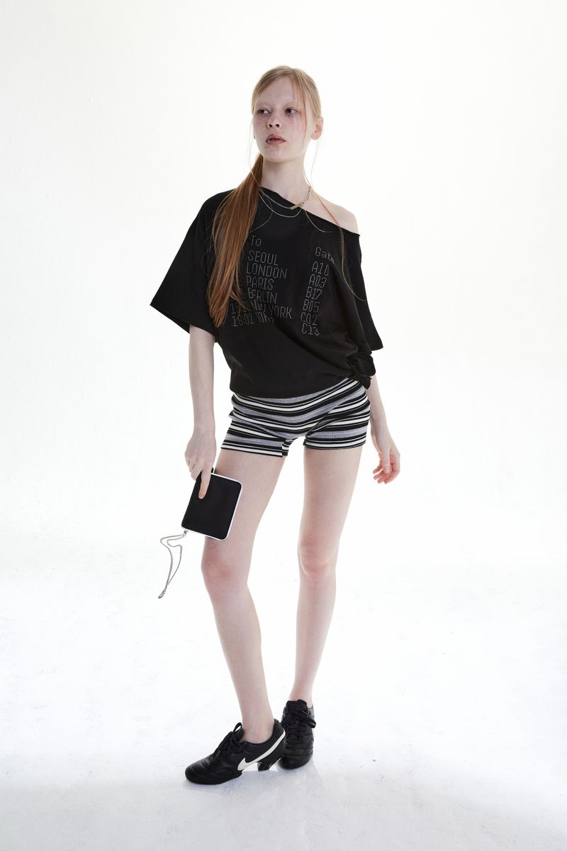 DEPARTURE CUBIC UNBALANCED TOP (BLACK)