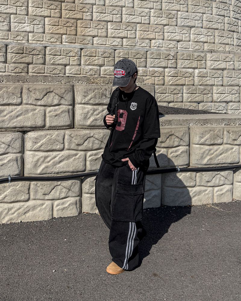 Circuit Wide Track Cargo Denim