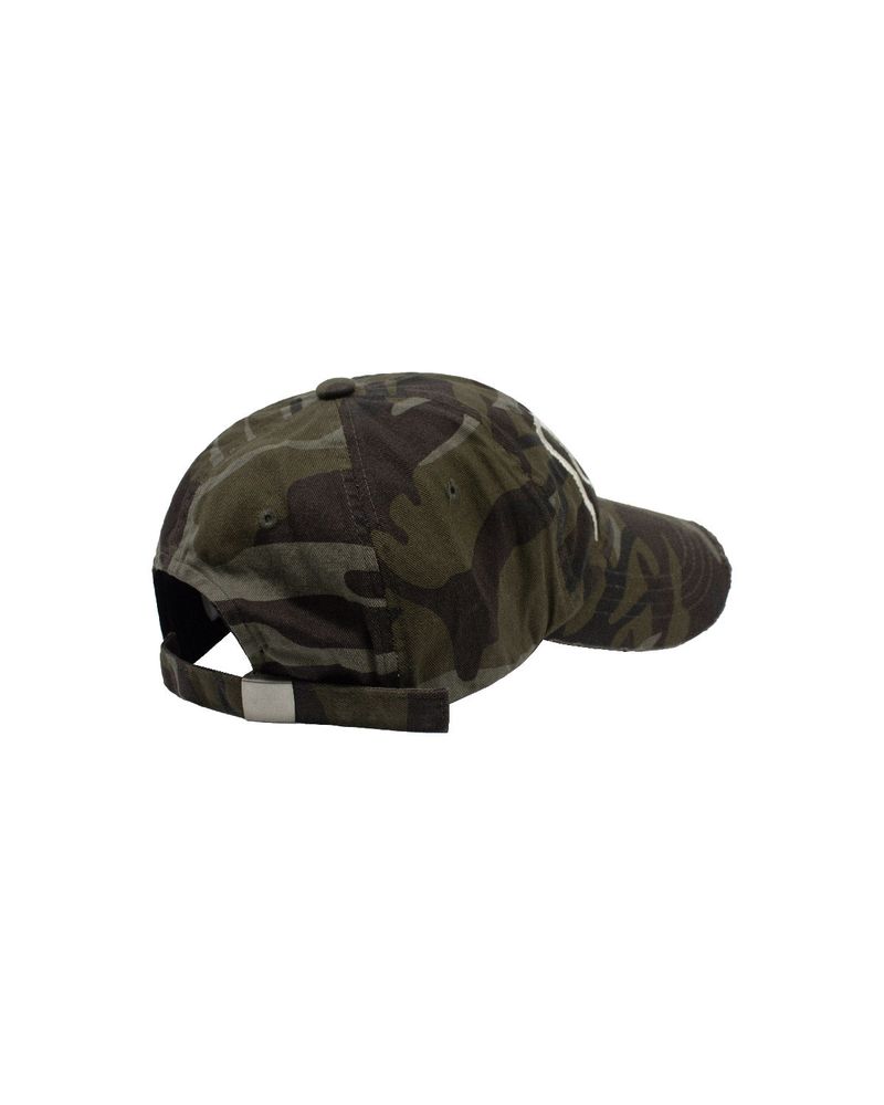 RIR DESTROYED WASHED CAP (CAMO)