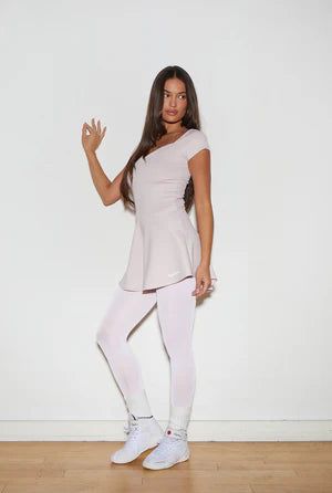 Petite flare dress - pink