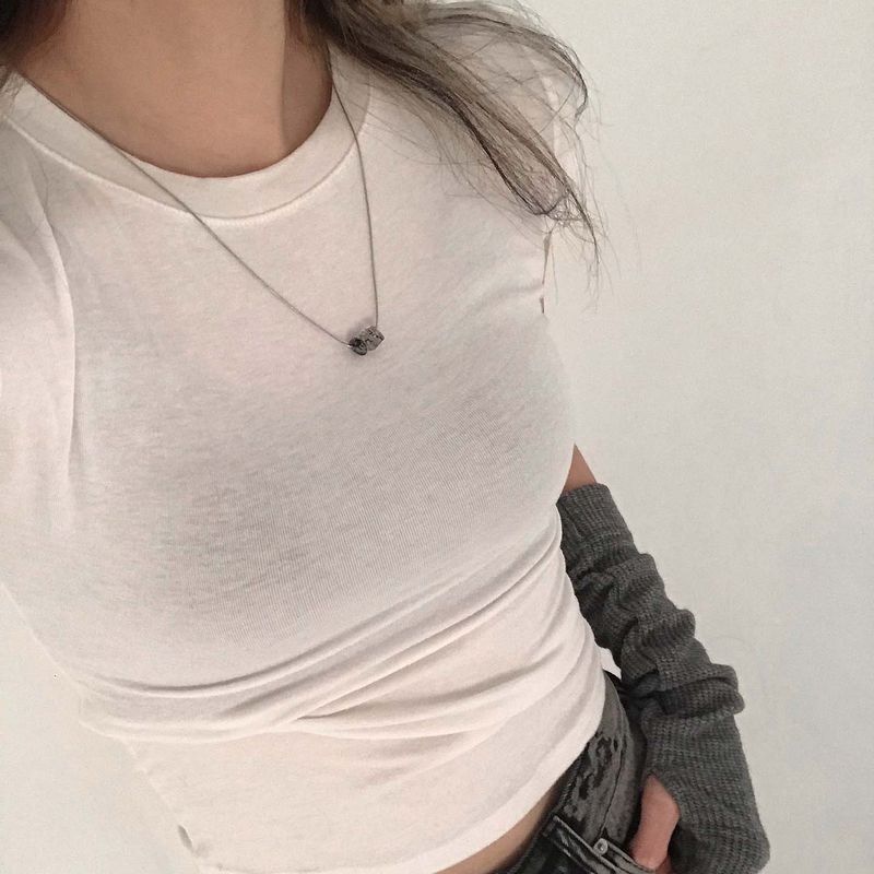 spotted stone necklace