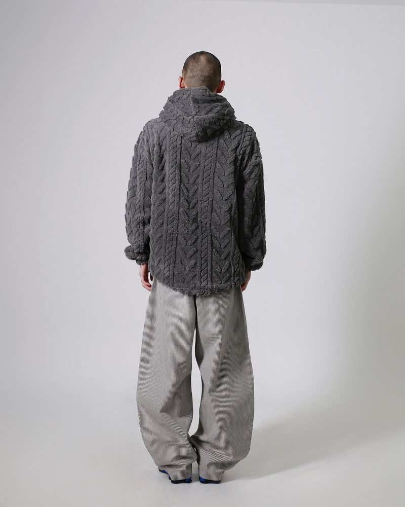 Curved stripe pants (Unisex)