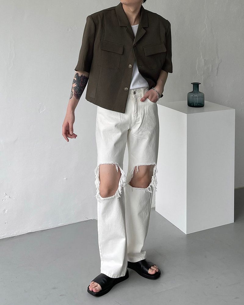 TAP Dewine Cropped Jacket (2 colors)