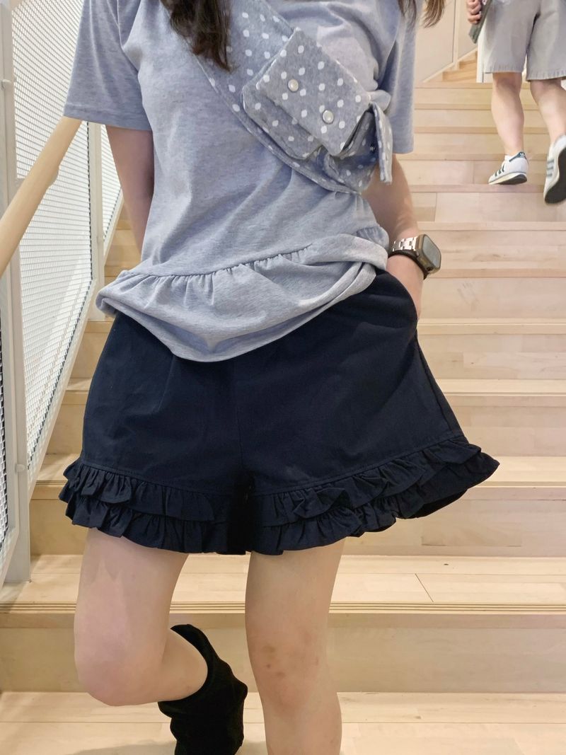 RITCORE（リットコア）の「フォムフォムフリルバンディングショーツ (4c)（パンツ）」