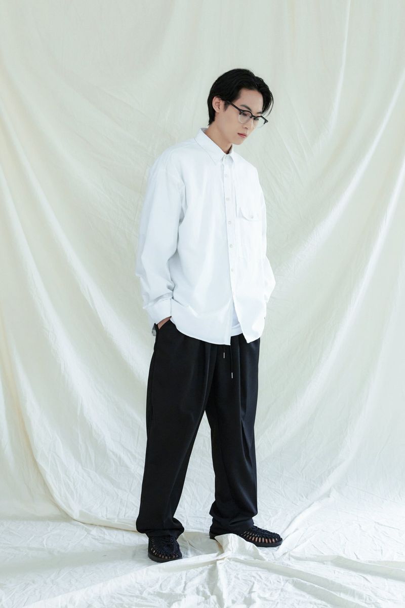 PRK 2TUCK BALLOON FIT 2WAY PANTS BLACK