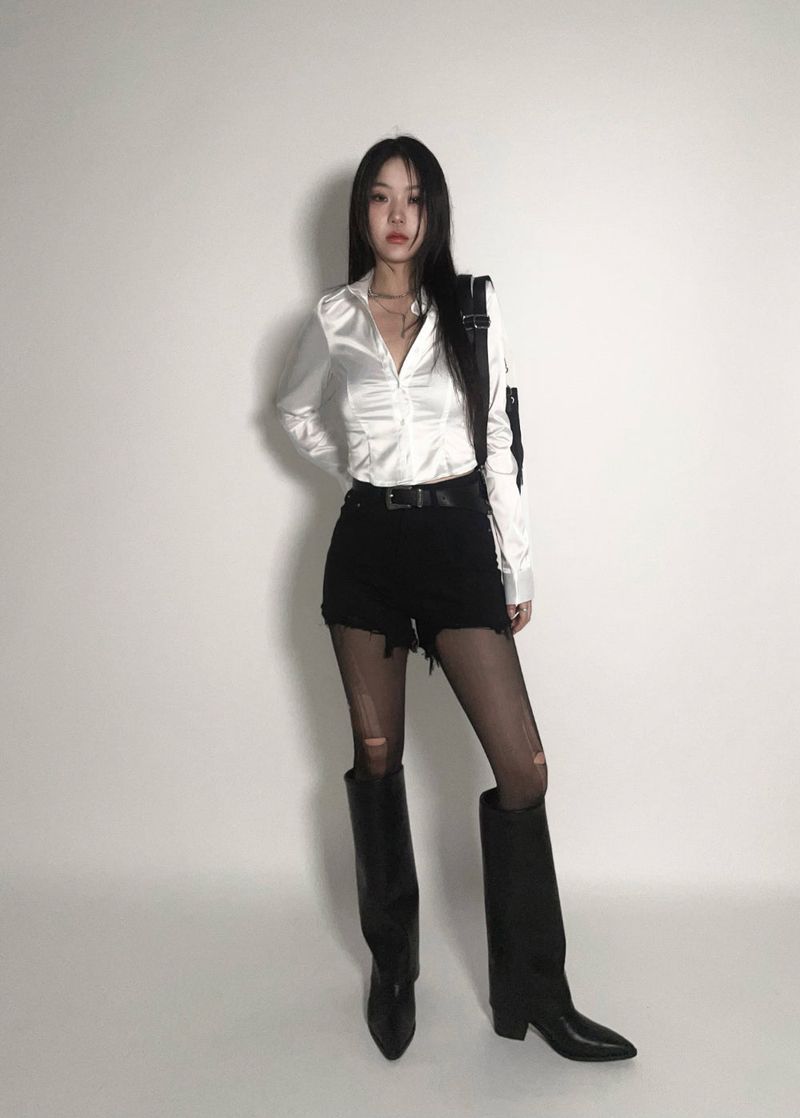 Leg warmer long boots (Black)
