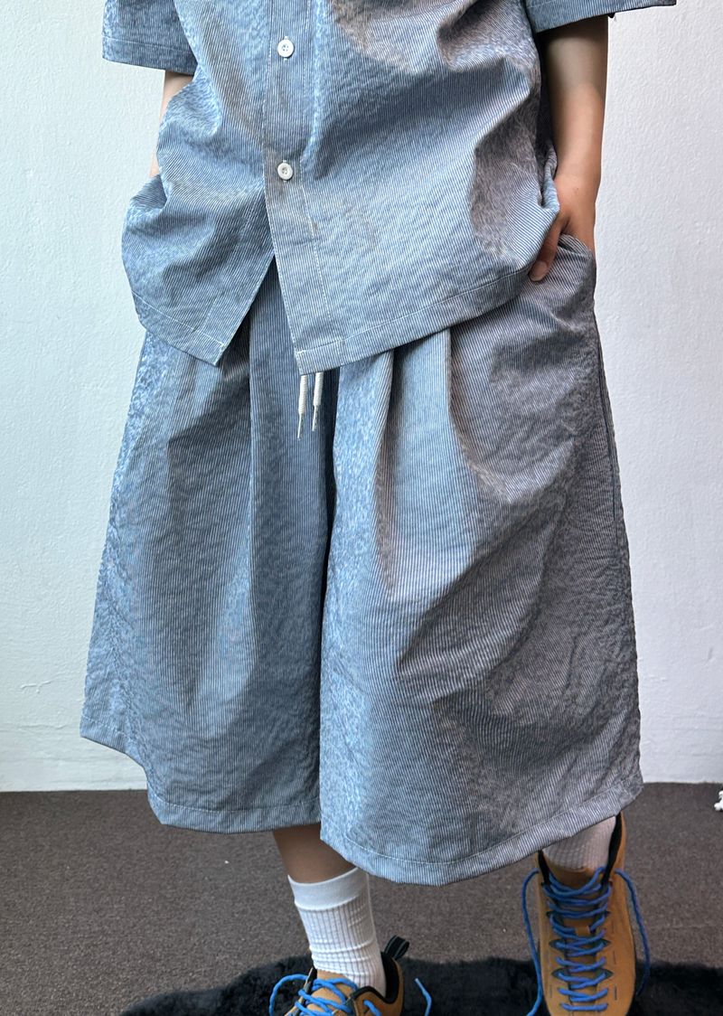 CCORTTI（コルッティ）の「ロジ リネン ストライプ バルーン バミューダショーツ 2カラー（パンツ）」