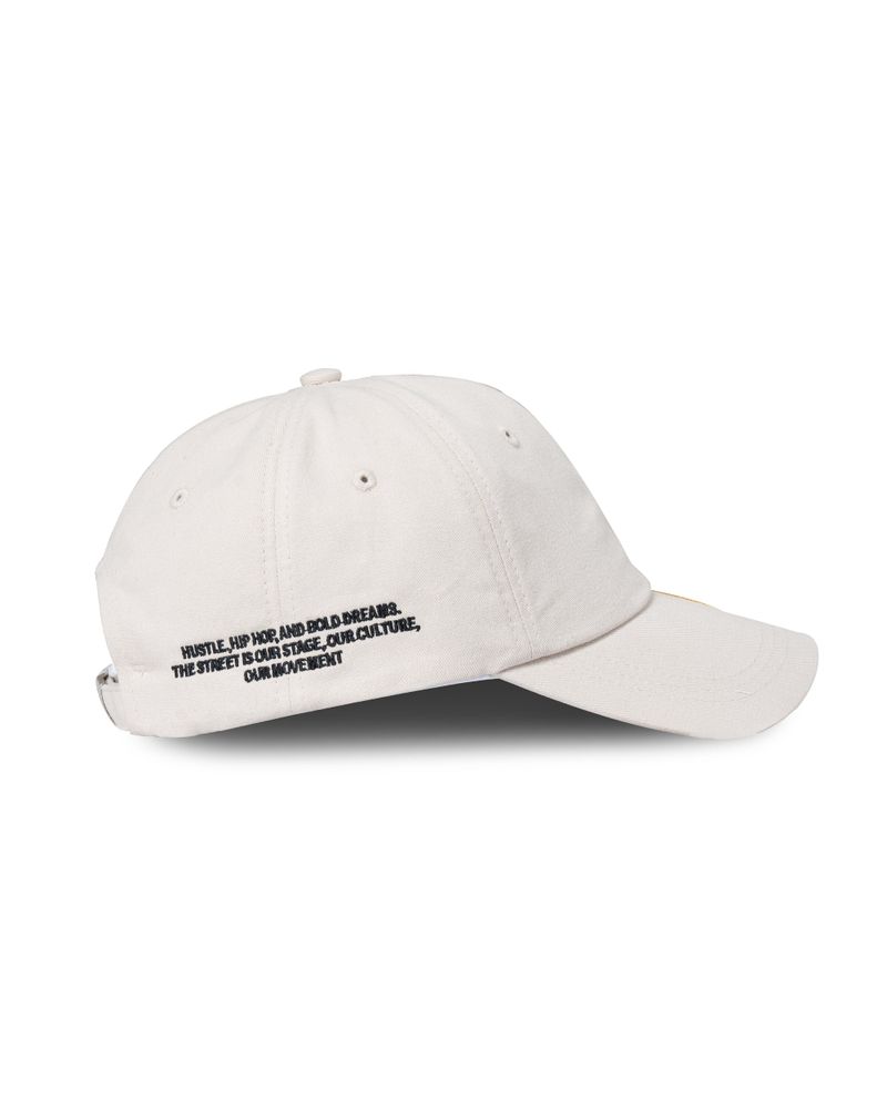 Cap Dico Script Embroidery Cream