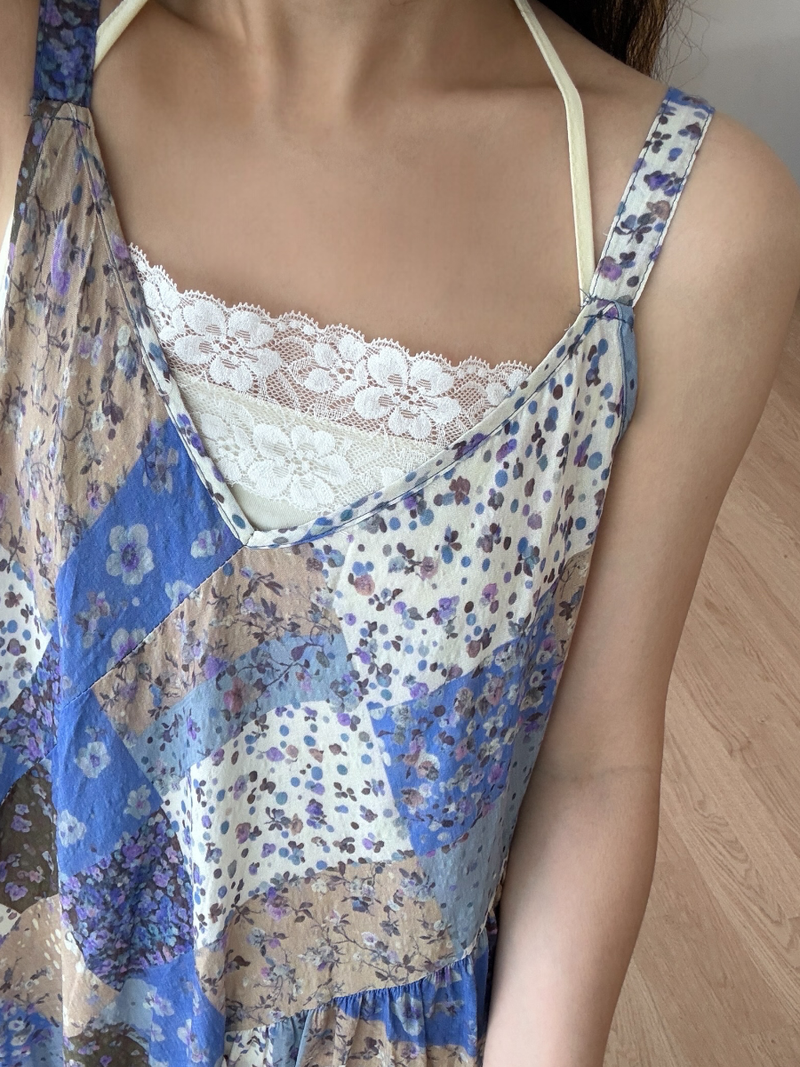summer vacation long dress 
