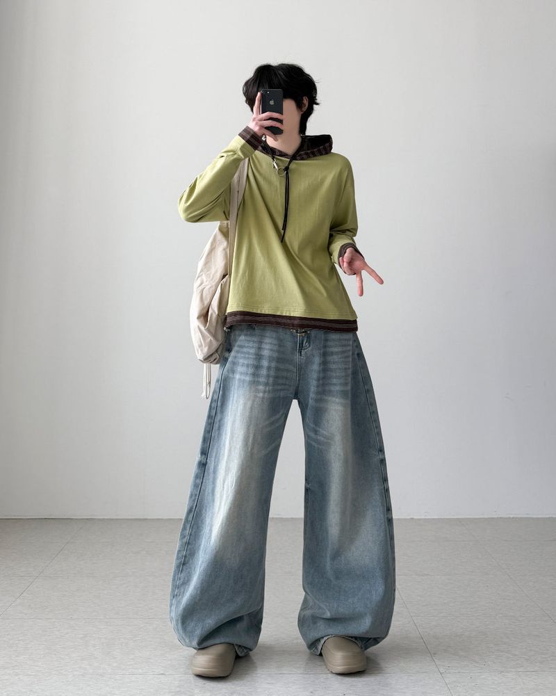 Fire Hook Balloon Denim