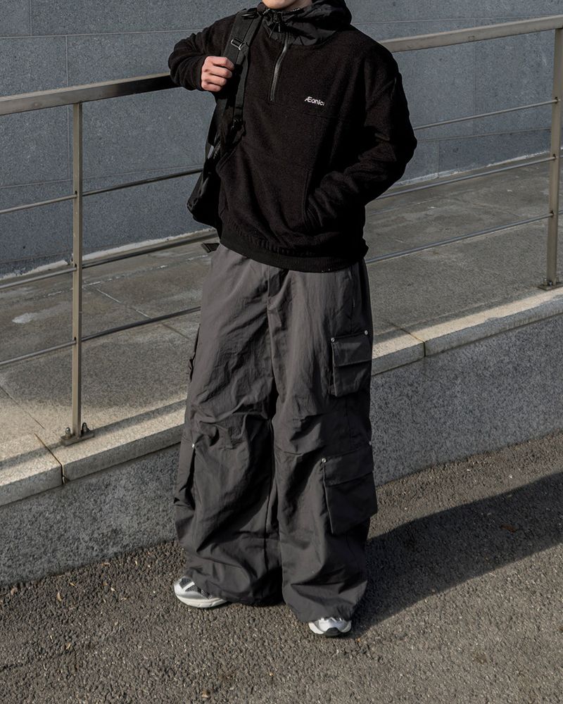 SERNIC Hooded Fleece Warmer Anorak