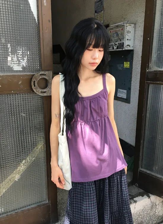 BAON（バオン）の「Elan Shirring Layered Strap Sleeveless（Tops）」