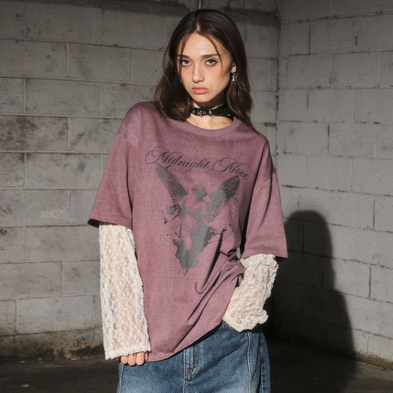 MIDNIGHT MOVE（ミッドナイトムーブ）の「pg angel t (wine)（Tops）」