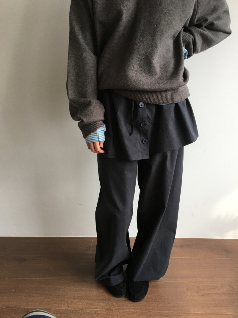 Spoog skirt pants (2color)